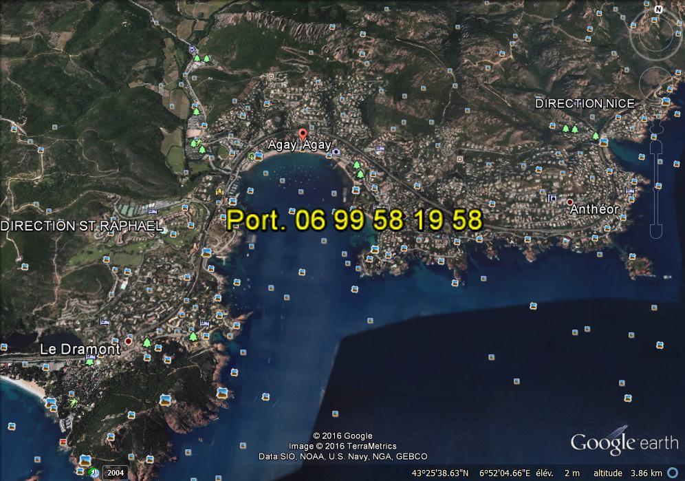 Bastidon Vue Mer Antheor-Cap-Roux Exterior foto